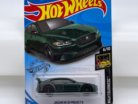 Hot Wheels Jaguar XE SV Project 8 (Green) Online Sale