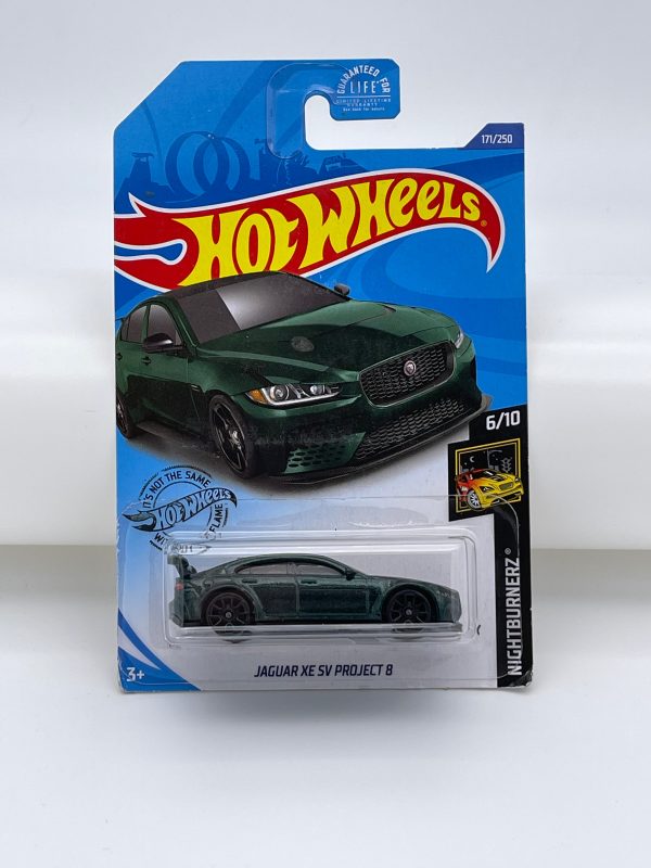 Hot Wheels Jaguar XE SV Project 8 (Green) Online Sale