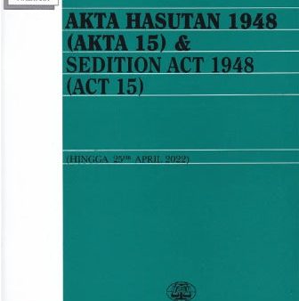 Akta Hasutan 1948 (Akta 15) [Hingga 25hb April 2022] Online now