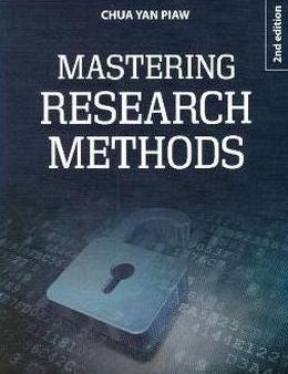 Mastering Research Methods, 2ND Ed. on Sale