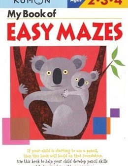 KUMON WORKBOOKS MY BOOK OF EASY MAZES AGES 2 3 4 Online Sale