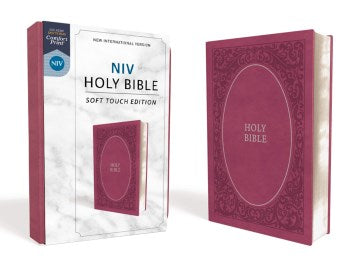 NIV, HOLY BIBLE, SOFT TOUCH EDITION, LEATHERSOFT, PINK, For Discount