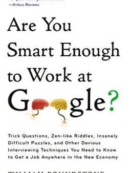 Are You Smart Enough To Work At Google? [Mass Market] Online now