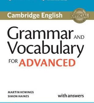 GRAMMAR AND VOCABULARY FOR ADVANCED Hot on Sale