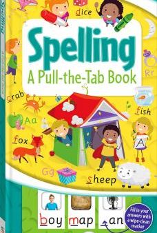 Pull-the-Tab Board Book: Spelling Hot on Sale