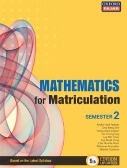 MATHS FOR MATRICULATION SEMESTER 2 5ED Discount