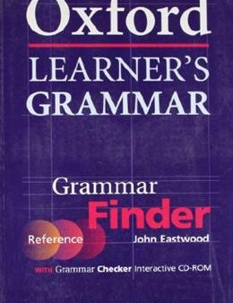 OXFORD LEARNER`S GRAMMAR FINDER & CHECKER WITH CD ROM Cheap