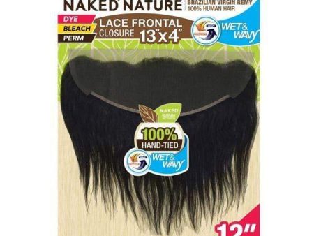 Shake-N-Go Naked Nature 100% Brazilian Remy Wet And Wavy Lace Frontal Closure - 13X4 LOOSE CURL For Discount