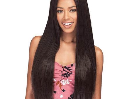 Bobbi Boss Miss Origin Designer Mix 12A Weave Bundle - NATURAL STRAIGHT 3PC + Free Closure Hot on Sale