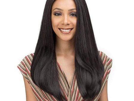 Bobbi Boss 100% Human Hair Blend Hand-Tied Lace Front Wig - MBDLF004 SOLANA Online Sale