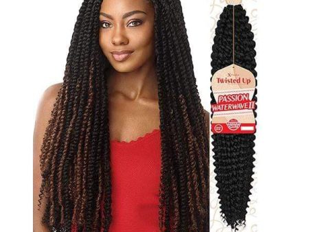 Outre X-Pression Twisted Up Crochet Braid - PASSION WATERWAVE II 22  Hot on Sale