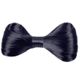 Bow Hair Extension Bowknot Black Comb Clip Fashion Hairpiece Party Supply