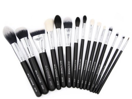 DELUXE CROWN MAKEUP 15 PIECE BRUSH SET Sale