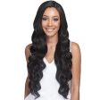 Bobbi Boss Human Hair Blend 4X4 Swiss Lace Front Wig - MBLF150 PEKELA For Cheap