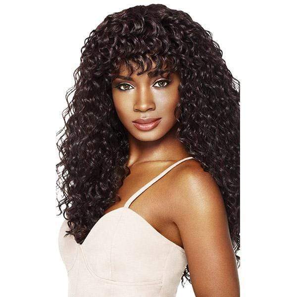 Outre Quick Weave Complete Cap Wig Curly Bang - MELINDA Sale