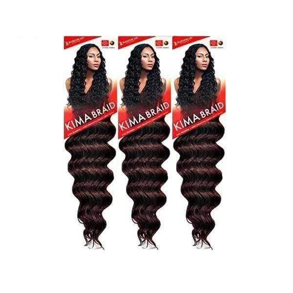 [3 pack deal] Harlem 125 KIMA Braid Crochet Braid - Ocean Wave 20  Online Hot Sale