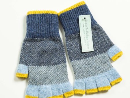 Melange Fingerless Gloves Cheap