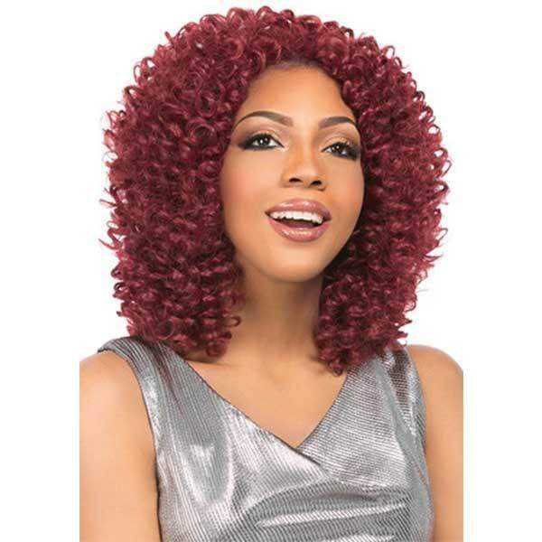 Sensationnel Premium Too Human Hair Blended (Multi Pack) - Multi Bounce Curl 10 +12 +14 +Closure&Bang Piece Hot on Sale