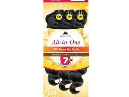 [2 Pack Deal] Hair Trend All-in-One Synthetic Hair - Body Wave 14 +16 +18  Supply