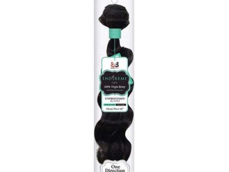 Bobbi Boss Indi Remi 100% Natural Virgin Human Hair Weave Bundle - OCEAN WAVE 10  - 22  Cheap