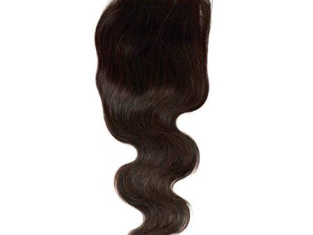 Shake-N-Go 100% Natural Human Hair - NVH BODY WAVE 4 x6  Lace Closure 12 Inch Online now