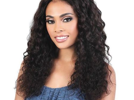 Motown Tress 100% Brazilian Remy AQUA 10A Bundle Wet & Wavy - DEEP WAVE 3PACK 10~24  Online now