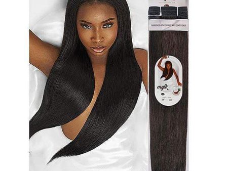 Outre Mylk 100% Remi Human Hair Weave - MYLK YAKI 10~14  Online Sale