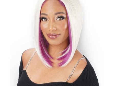 Zury Sis Synthetic Hair Angel Bob Style HD Lace Front Wig - NEELA Hot on Sale