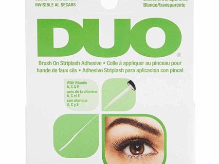 DUO Brush-On Lash Adhesive with Vitamins A,C&E-White Clear-0.18oz-(C) Online Sale