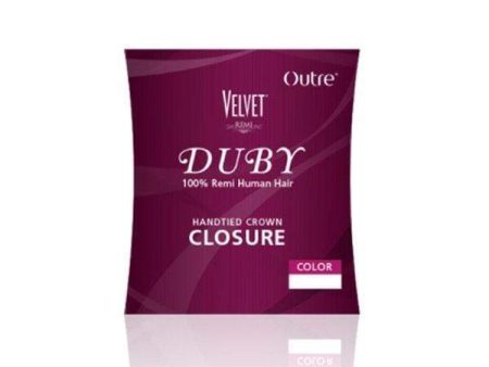 Outre Velvet Duby Crown Closure - Premium Duby Handtied Crown Closure For Cheap