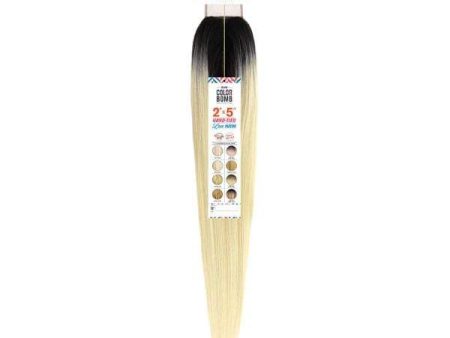 Outre Batik Colorbomb Blonde Collection 2X5 Closure -  NATURAL STRAIGHT 18  Online Hot Sale