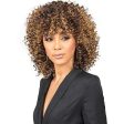 Bobbi Boss Miss Origin Designer Mix Human Hair Blend Short Weave - DEEP WAVE 3PC + Free Closure Online now