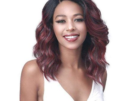 Bobbi Boss Premium Synthetic 4.5  Deep Part Lace Front Wig - MLF487 HENNA Online Sale