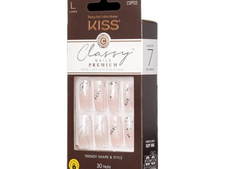 KISS Premium Classy Nails - Stunning-CSP03-L - (C) Hot on Sale