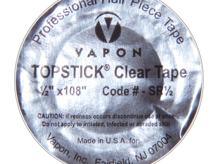 Vapon Topstick Clear Tape 1 2 inch Online Sale