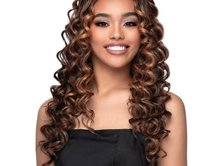 Bobbi Boss Curly Edges Synthetic Deep Part Lace Wig - MLF712 NERIAH For Discount