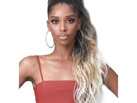 Bobbi Boss Miss Origin Tress Up Human Hair Blend Ponytail -MOD024 LOOSE WAVE 28  Online Sale