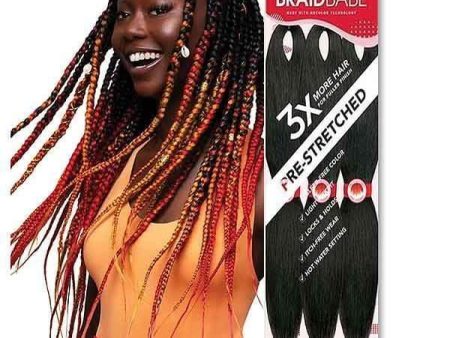 Outre Synthetic Pre Stretched Braid - 3X BABE 54  Online Hot Sale