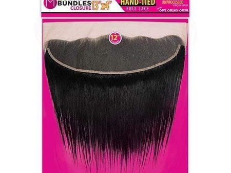 Motown Tress 100% Brazilian Remy 13x4 Lace 7A M Bundle - STRAIGHT Closure Discount