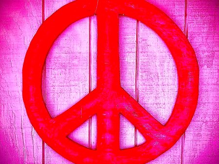 Big Pink Peace Discount