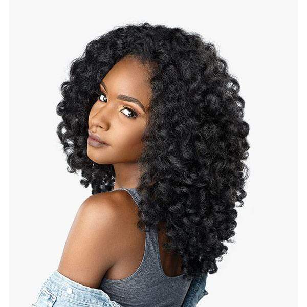 Sensationnel Instant Weave Curls Kinks & CO Synthetic Half Wig - MONEY MAKER Hot on Sale