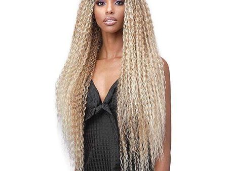 Bobbi Boss Human Hair Blend 13X7 Glueless Frontal Lace Wig - MBLF002 JULIA Hot on Sale