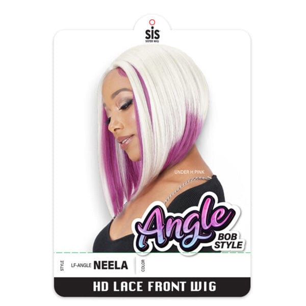 Zury Sis Synthetic Hair Angel Bob Style HD Lace Front Wig - NEELA Hot on Sale