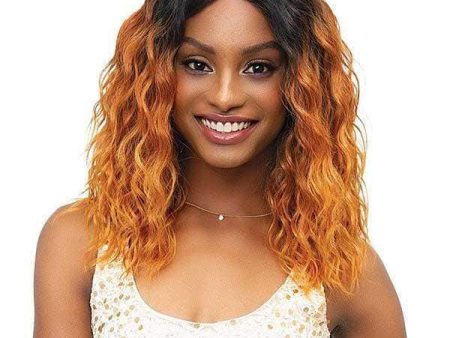 Janet Collection Synthetic Extended Deep Part Lace Wig - CAMPBELL - Clearance on Sale