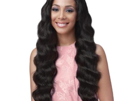 Bobbi Boss 100%  Brazilian Virgin Remy Bundle Hair Full Lace Wig - BNGLWOC32 OCEAN WAVE 32  For Sale