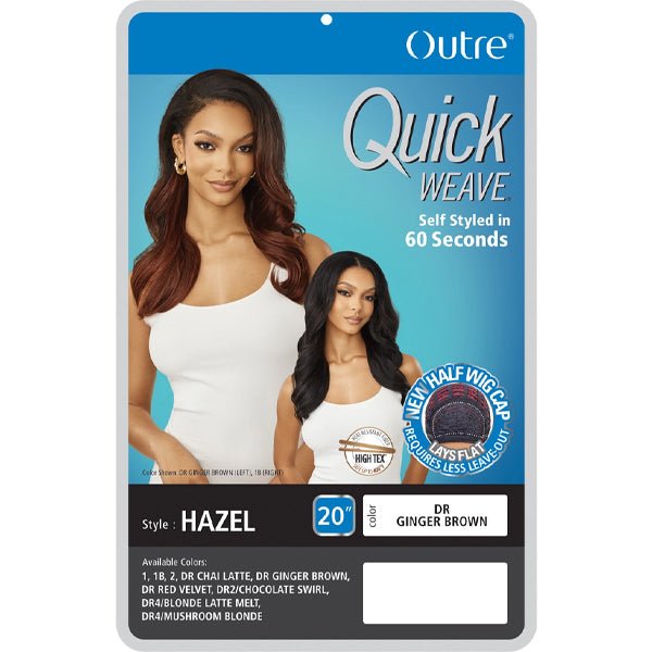 Outre Quick Weave Synthetic Half Wig - HAZEL For Discount