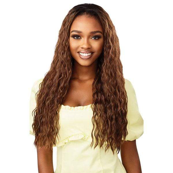 Outre Converti Cap Wet & Wavy Synthetic Hair Wig - LET IT RIPPLE Online Sale