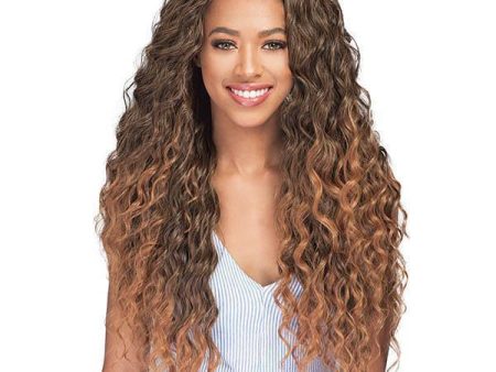 Bobbi Boss Miss Origin Designer Mix 12A Weave Bundle - NATURAL OCEAN WAVE 3PC + Free Closure Online now