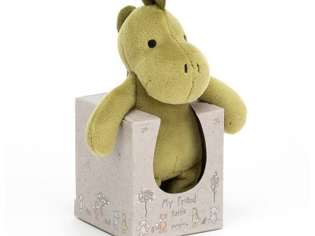 JellyCat My Friend Dino Rattle - H12cm Supply