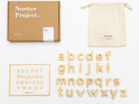 Noriterboard Nature Solid Wood Magnetic - Lower Case Letters Online now